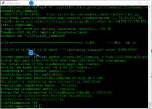 Agent Cloud Endure - Linux